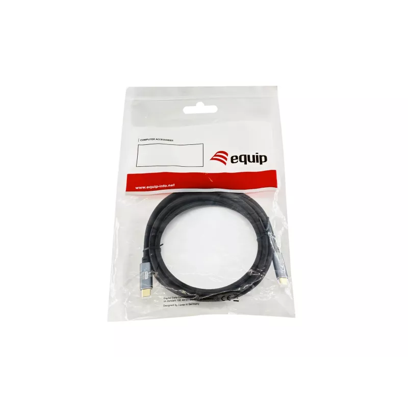 Equip USB 3.2 Gen 2 C uz C kabelis, M/M, 2,0 m, 5A, PD 100W, 4K/60Hz, 10Gbps