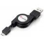 Equip USB 2.0 Type A to Micro-B satināms kabelis, 1,0 m, melns