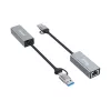Equip USB-C uz 2,5 Gigabit Ethernet tīkla adapteris (USB-C+A)