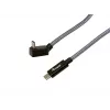 Equip USB 3.2 Gen 2x2 C to C U Plug kabelis, 1,0 m, Melns, M/M, PD240W, 4K/60Hz, 20Gbps