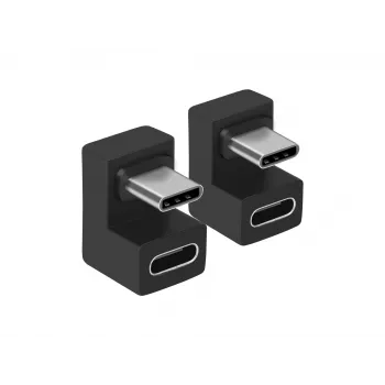 USB-C U veida spraudņa adapteris Equip 133476 10Gbps PD 100W 2 gab. iepakojumā