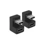 USB-C U veida spraudņa adapteris Equip 133476 10Gbps PD 100W 2 gab. iepakojumā