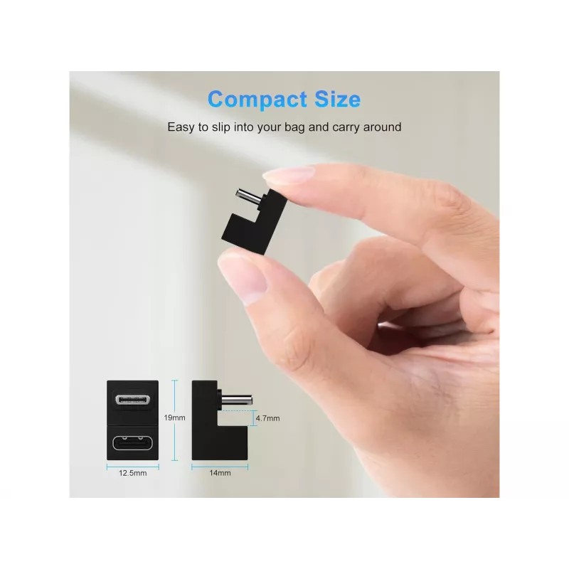 USB-C U veida spraudņa adapteris Equip 133476 10Gbps PD 100W 2 gab. iepakojumā