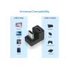 USB-C U veida spraudņa adapteris Equip 133476 10Gbps PD 100W 2 gab. iepakojumā