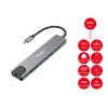 Equip USB-C 8-in-1 daudzfunkcionāls adapteris, vadu, USB Type-C, 100 W, 1000 Mbit/s, 1000BASE-T, IEEE 802.3ab