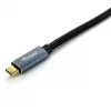 USB C uz C kabelis EQUIP 3,0 m — USB 3.2 Gen 2 (10 Gbps), PD100W, 4K/60Hz, melns
