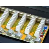 Equip 16-portu Cat.6 ekranēts sadales panelis, melns, 10/100/1000Base-T(X), Gigabit Ethernet, 1000 Mbit/s, RJ-45, Cat6, stiprināšana statīvā