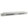 Equip 16-Port Cat.6 Shielded Patch Panel, Light pelēka