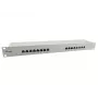 Equip 16-Port Cat.6 Shielded Patch Panel, Light pelēka