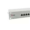 Equip 16-Port Cat.6 Shielded Patch Panel, Light pelēka