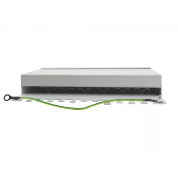 Equip 12 portu Cat.6 galda sadales panelis, gaiši pelēks, 10/100/1000Base-T(X), Gigabitu Ethernet, 1000 Mbit/s, RJ-45, Cat6, 1U