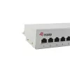 Equip 12 portu Cat.6 galda sadales panelis, gaiši pelēks, 10/100/1000Base-T(X), Gigabitu Ethernet, 1000 Mbit/s, RJ-45, Cat6, 1U