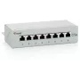 Equip 8 portu Cat.5e galda sadales panelis, gaiši pelēks, RJ-45, zelts, Cat5e, pelēks, ANSI/TIA/EIA 568, -40 - 80 °C