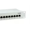 Equip 12-portu Cat.6 ekranēts ielāpu panelis, gaiši pelēks, Gigabit Ethernet, 1000 Mbit/s, RJ-45, Cat6, Cat6e, 1U, pelēks