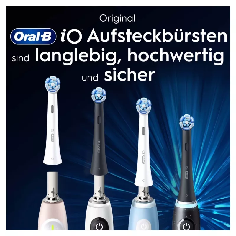 Oral-B iO Ultimate Clean rezerves birstes galviņas, baltas, 2 gab.