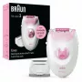Epilators Braun Silk-épil 3 3-031 20 pincetes rozā balts