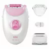 Epilators Braun Silk-épil 3 3-031 20 pincetes rozā balts