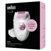 Epilators Braun Silk-épil 3 3-031 20 pincetes rozā balts