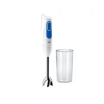 Braun MQ 3000 WH Smoothie+ 0,6 L iegremdējamais blenderis 700 W Zils, Balts