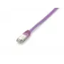 Equip Cat.6A Platinum S/FTP komutācijas kabelis, 20m, violeta, 20 m, Cat6a, S/FTP (S-STP), RJ-45, RJ-45, violeta
