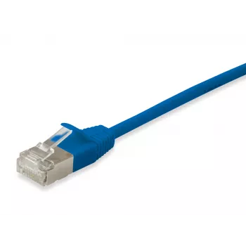 Tīkla kabelis Equip Cat.6A F/FTP plāns komutācijas kabelis RJ-45 20m Zils