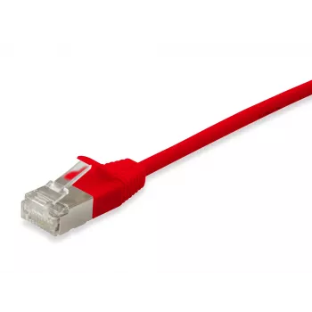 Tīkla kabelis Equip Cat.6A F/FTP plāns komutācijas kabelis RJ-45 5 m sarkans