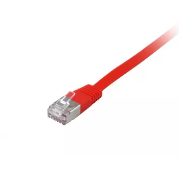 Tīkla kabelis Equip Cat.6A U/FTP plakans komutācijas kabelis RJ-45 1,0 m sarkans