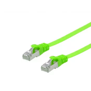 Tīkla kabelis Equip Cat.6A U/FTP plakans komutācijas kabelis RJ-45 1 m zaļš