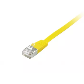 Tīkla kabelis Equip Cat.6A U/FTP plakanā komutācijas kabelis RJ-45 1,0 m dzeltens