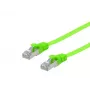 Equip Cat.6A U/FTP plakanais komutācijas kabelis, 10,0 m, zaļš, 10 m, Cat6a, U/FTP (STP), RJ-45, RJ-45, zaļš