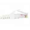 Equip Cat.6A U/UTP Patch vads, 2,0m, Balts, 2 m, Cat6a, U/UTP (UTP), RJ-45, RJ-45, Balts