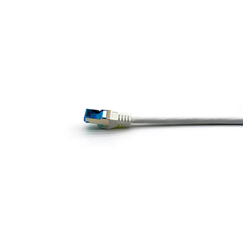 Tīkla kabelis Equip Cat.6A S/FTP savienotājkabelis Leņķveida uz taisns RJ-45 1,0 m balts
