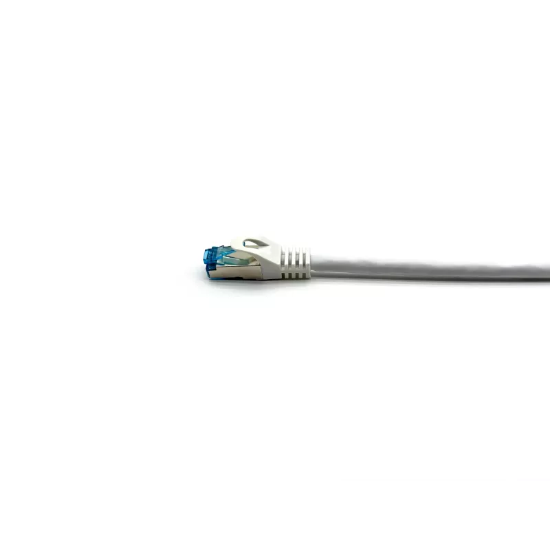 Equip Cat.6A S/FTP ielāpu vads, leņķveida uz taisnu spraudni, 3,0 m, balts