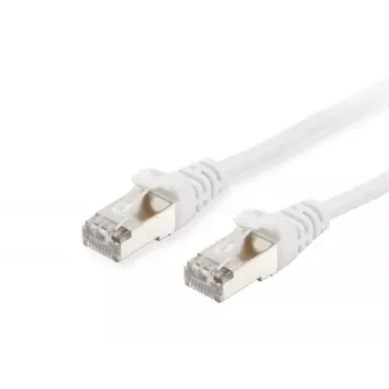 equip Cat.6A S/FTP komutācijas kabelis, balts, 0,15 m, 0,15 m, Cat6a, S/FTP (S-STP), RJ-45, RJ-45, balts