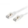 equip Cat.6A S/FTP komutācijas kabelis, balts, 0,15 m, 0,15 m, Cat6a, S/FTP (S-STP), RJ-45, RJ-45, balts
