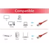 Equip Cat.6A S/FTP ielāpu vads, sarkans, 1,5 m, 1,5 m, Cat6a, S/FTP (S-STP), RJ-45, RJ-45, sarkans