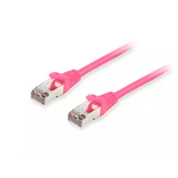 Equip Cat.6A S/FTP ielāpu vads, rozā, 1,5m, 1,5 m, Cat6a, S/FTP (S-STP), RJ-45, RJ-45, Rozā