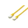 komutācijas kabelis Equip Cat.6A Platinum RJ-45 S/FTP 2.0m dzeltena