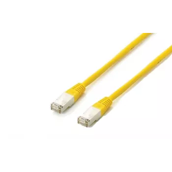 Equip Cat.6A Platinum S/FTP komutācijas kabelis, 5,0 m, dzeltens, 5 m, Cat6a, S/FTP (S-STP), RJ-45, RJ-45, dzeltens