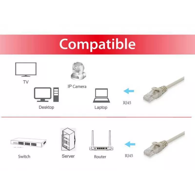 komutācijas kabelis Equip Cat.6A RJ-45 U/UTP 0.15m Beige