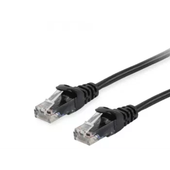 komutācijas kabelis Equip Cat.6A RJ-45 U/UTP 0.25m Melns