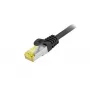 EQUIP Cat.6A S/FTP āra komutācijas kabelis, 1,0 m, RJ-45 — melns