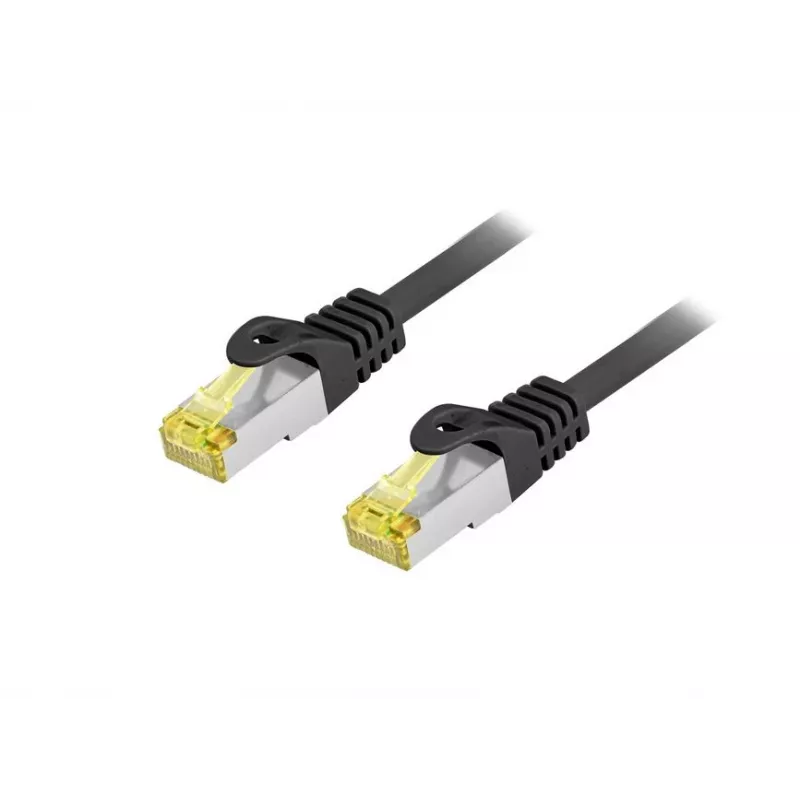 Āra komutācijas kabelis EQUIP Cat.6A S/FTP, 2,0 m, RJ-45 — Melns
