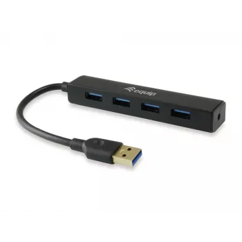 Equip 128953 interfeisa centrmezgls USB 3.2 Gen 1 (3.1 Gen 1) Type-A 5000 Mbit/s melns