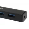 Equip 128953 interfeisa centrmezgls USB 3.2 Gen 1 (3.1 Gen 1) Type-A 5000 Mbit/s melns