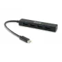 Equip 128954 interfeisa centrmezgls USB 3.2 Gen 1 (3.1 Gen 1) Type-C 5000 Mbit/s Melns