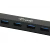 Equip 128954 interfeisa centrmezgls USB 3.2 Gen 1 (3.1 Gen 1) Type-C 5000 Mbit/s Melns