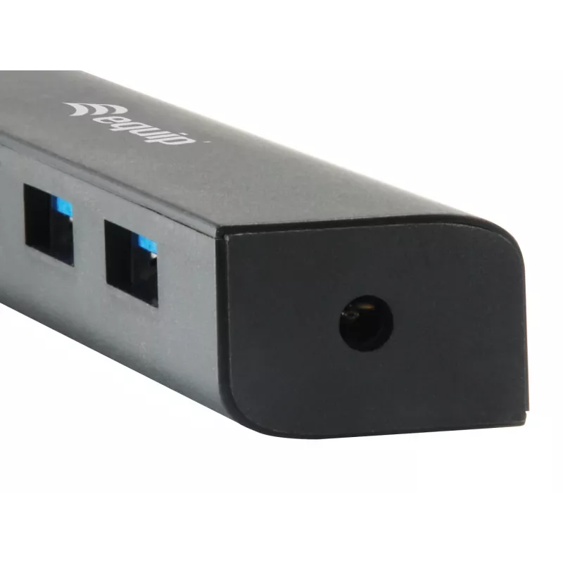 Equip 128954 interfeisa centrmezgls USB 3.2 Gen 1 (3.1 Gen 1) Type-C 5000 Mbit/s Melns