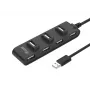 Equip 7 portu USB 2.0 centrmezgls, USB 2.0, USB 2.0, 480 Mbit/s, melns, Ķīna, CE, RoHS
