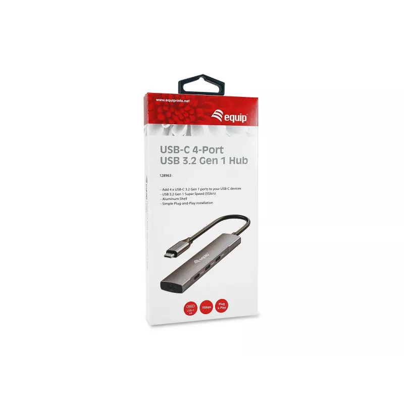 Equip USB-C 4 Port USB 3.2 Gen 1 Hub